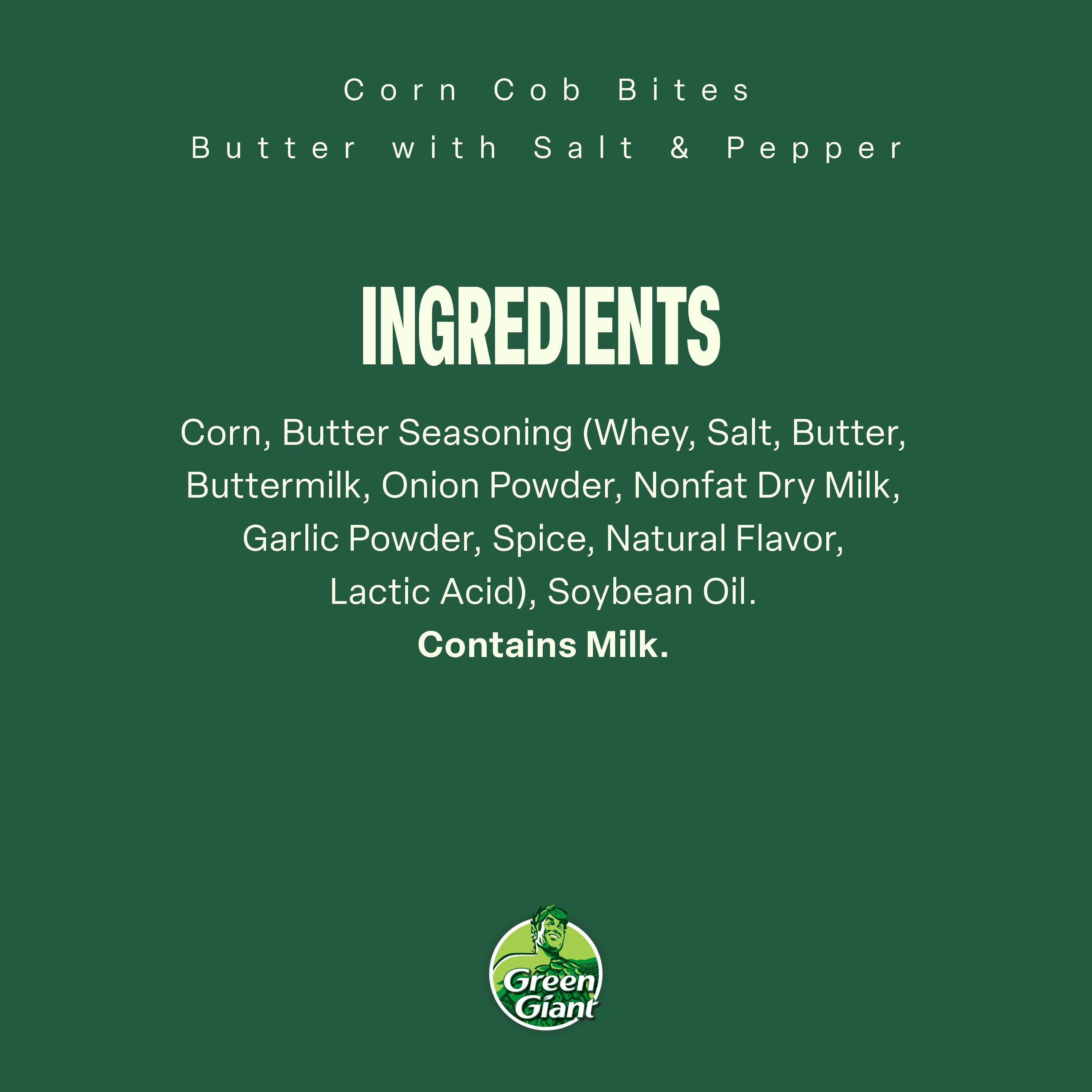 Green Giant Corn Cob Bites Butter Salt & Pepper Frozen 16 Oz