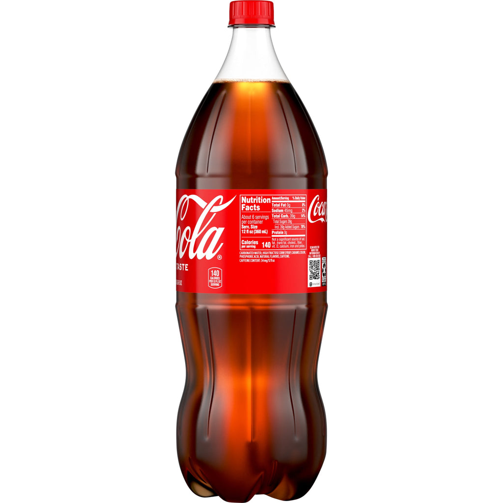 Soda Pop Bottle 2 Liters Coca-Cola