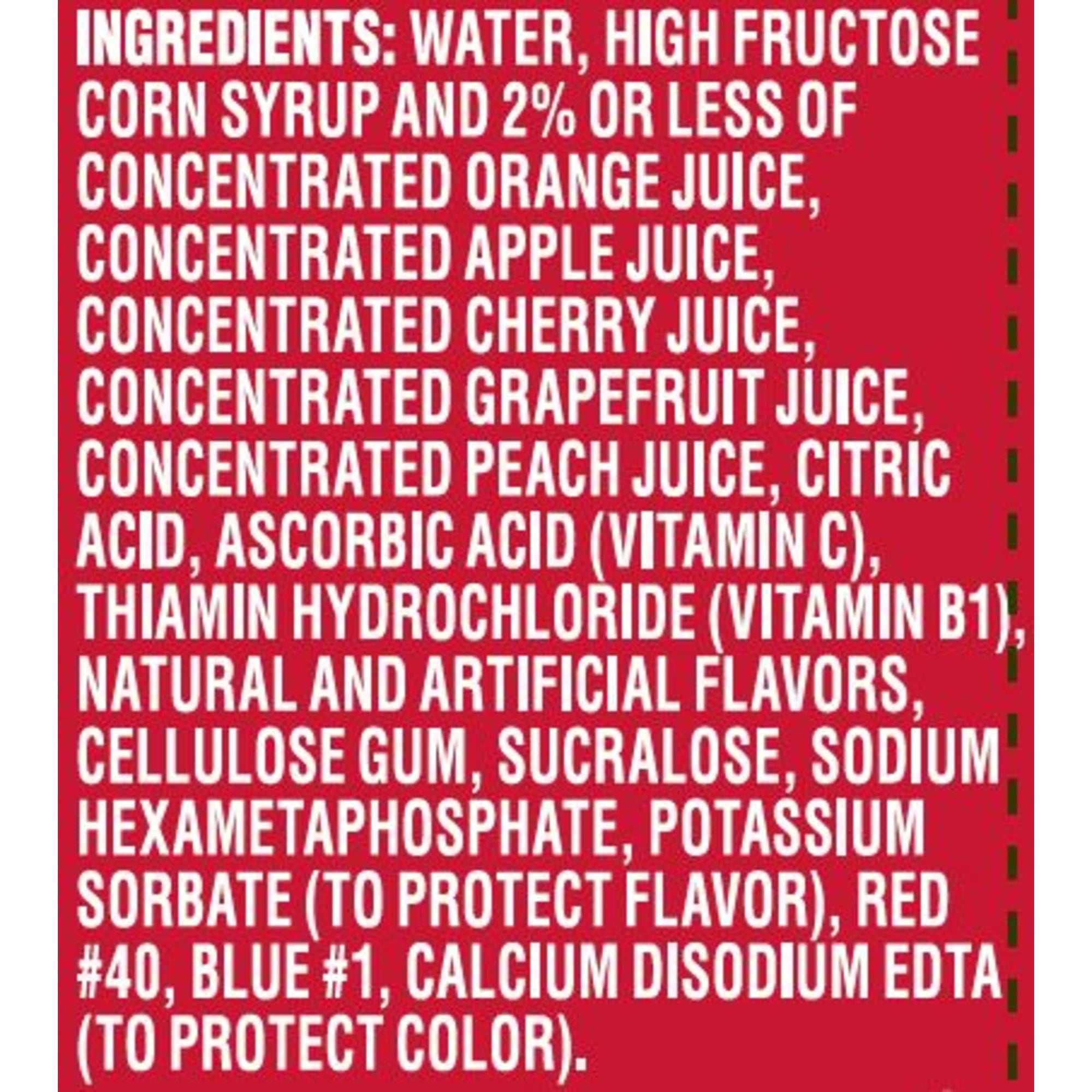 SunnyD Fruit Punch Juice Drink 1 Gallon Bottle