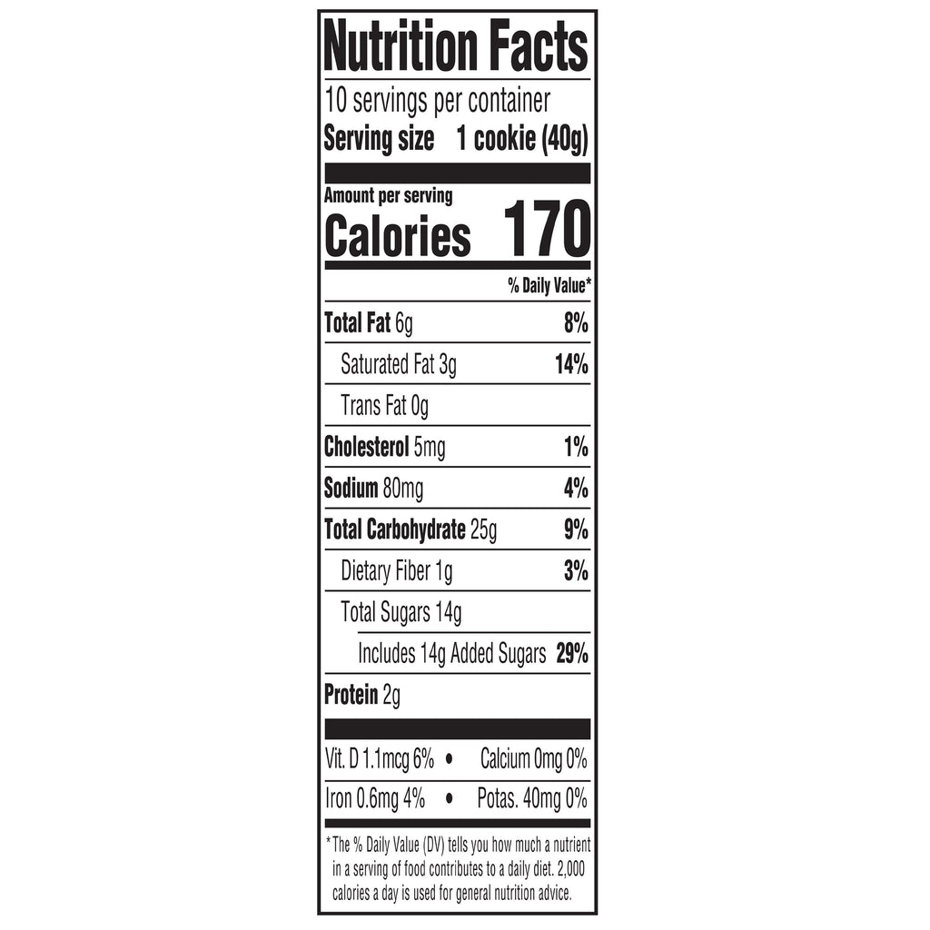 Chocolate Chip Baked Cookies 14 Oz 10 Count Freshness Guaranteed