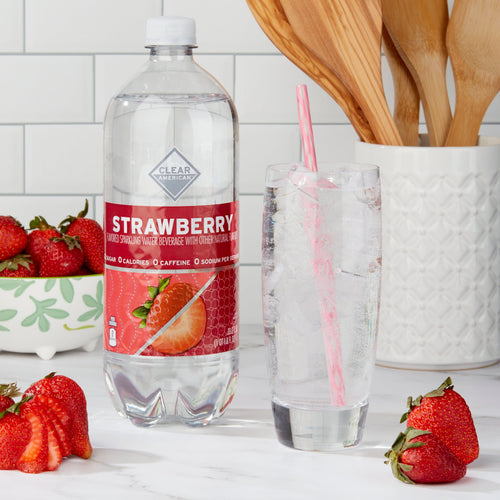 Clear American Strawberry Sparkling Water 33.8 fl oz