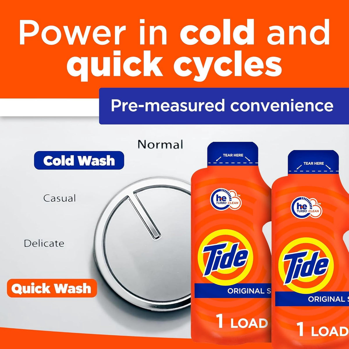 Tide Ultra Concentrated Liquid Laundry Detergent Original Scent Travel Size 1.31 fl oz 1 Load