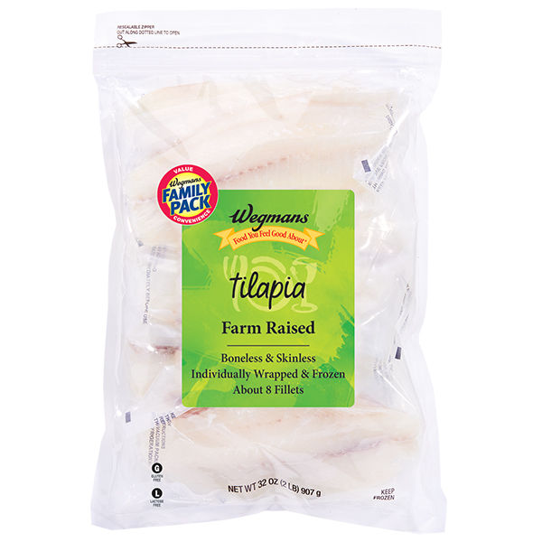 Wegmans Farm Raised Frozen Tilapia Fillets 32 Oz