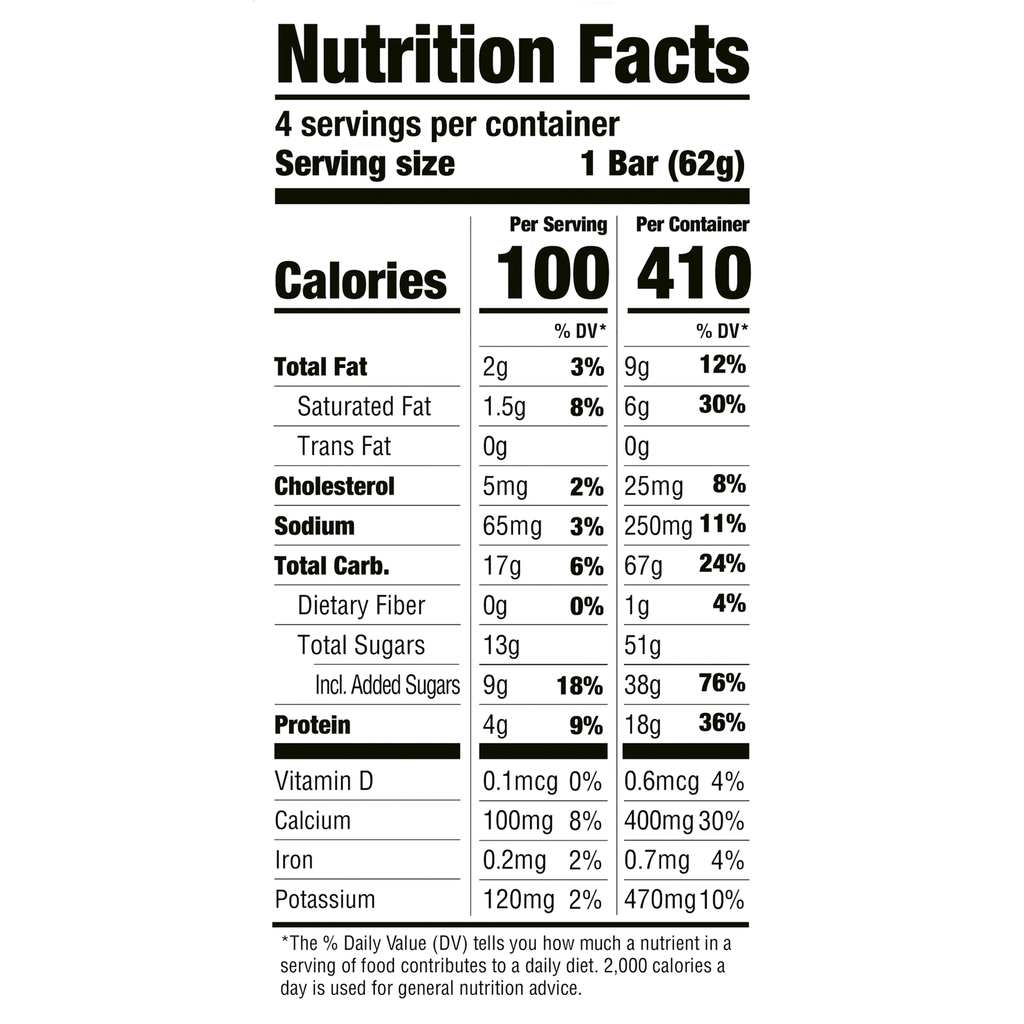 Yasso Greek Yogurt Ice Cream Bars Chocolate Chip Cookie Dough 4 Count 14 Fl Oz