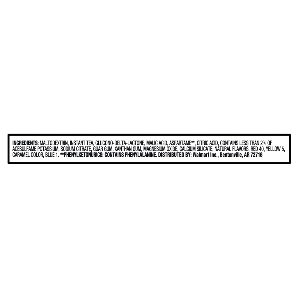 Great Value Sweet Tea Naturally Caffeinated Instant Iced Tea Mix 0.09 oz 10 Count