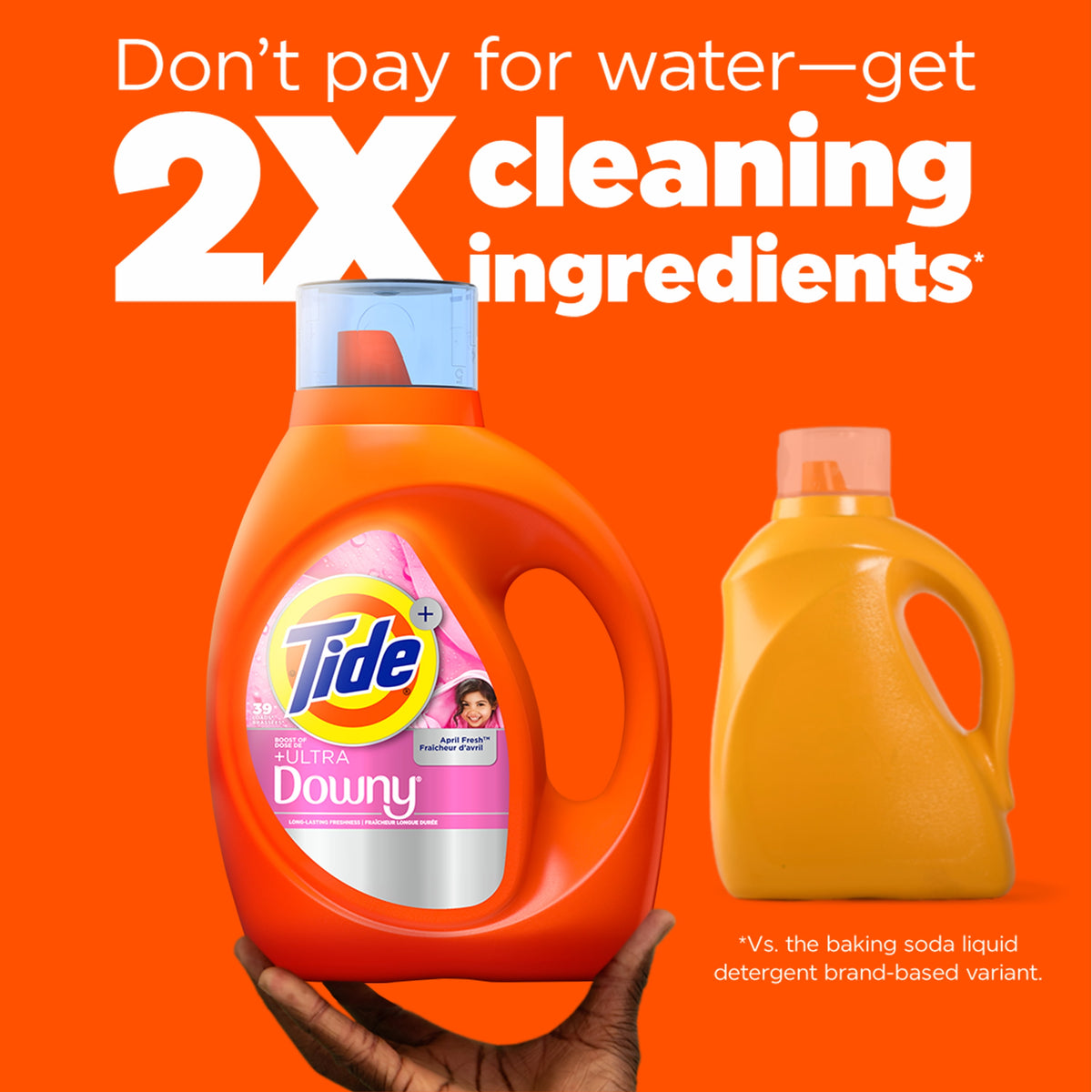 Tide Plus Ultra Downy Liquid Laundry Detergent April Fresh 117 fl oz 83 Loads