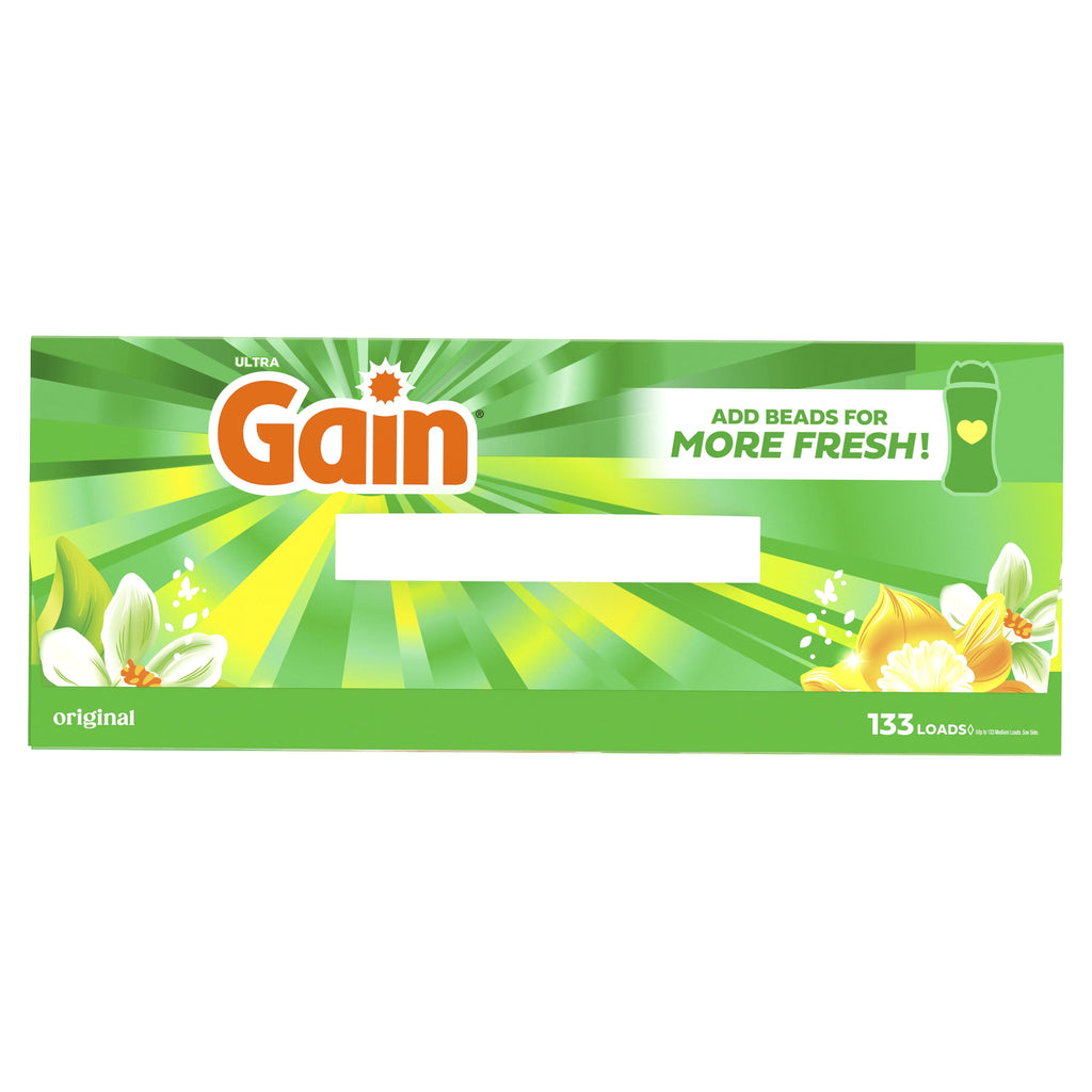 Gain Powder Laundry Detergent Original Scent 123 oz 133 Loads