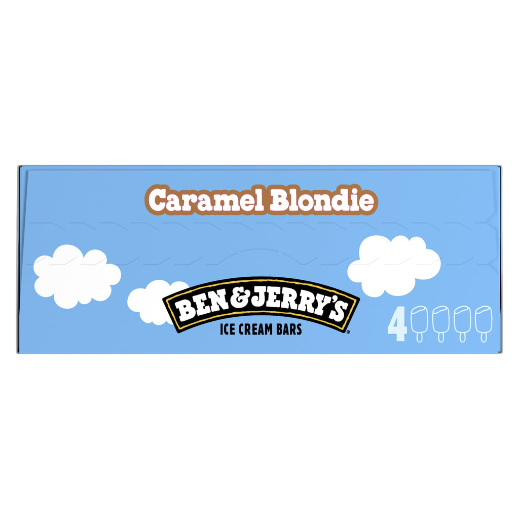 Ben & Jerry's Caramel Blondie Ice Cream Bars 4 Count 10.1 Fl Oz Box