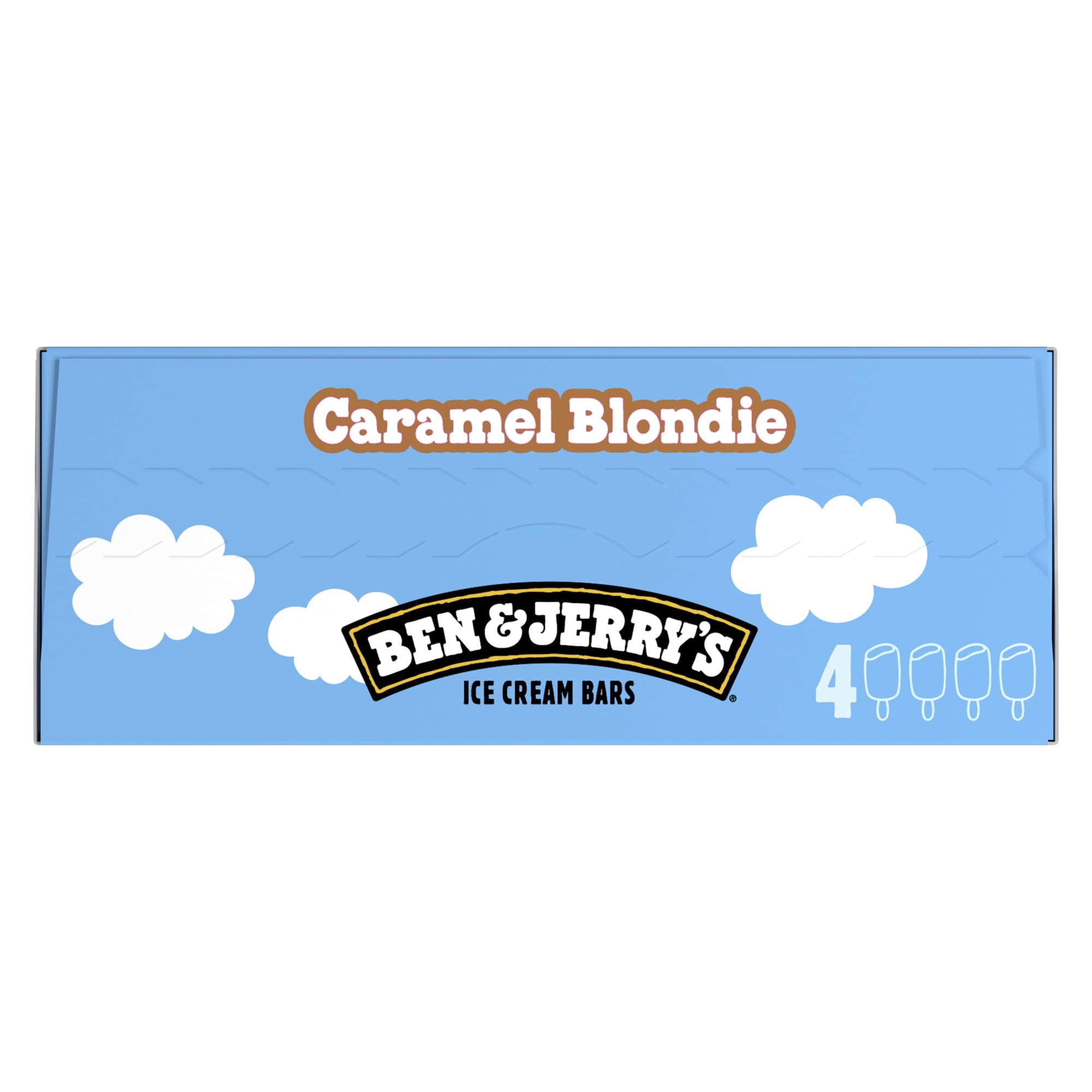 Ben & Jerry's Caramel Blondie Ice Cream Bars 4 Count 10.1 Fl Oz Box