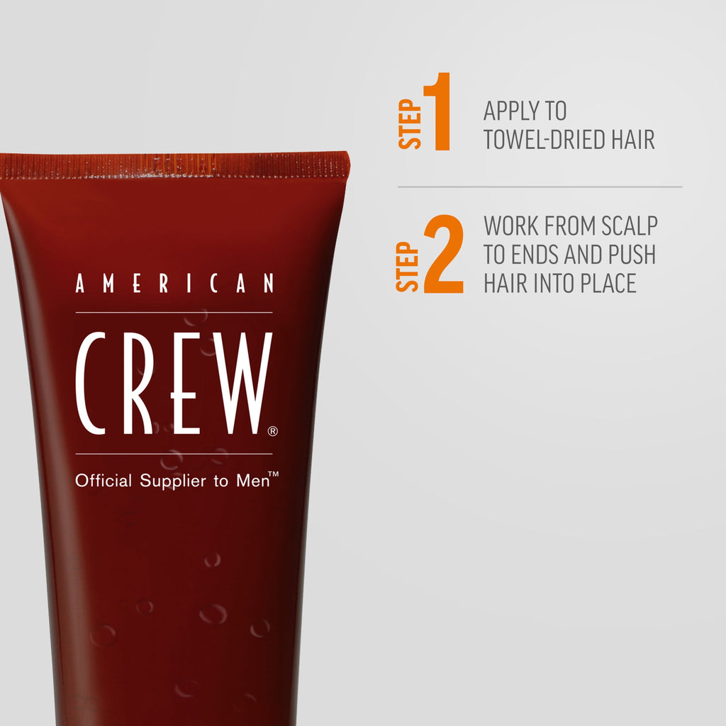 American Crew Men's Hair Styling Gel Firm Hold Non-Flaking 8.4 fl oz