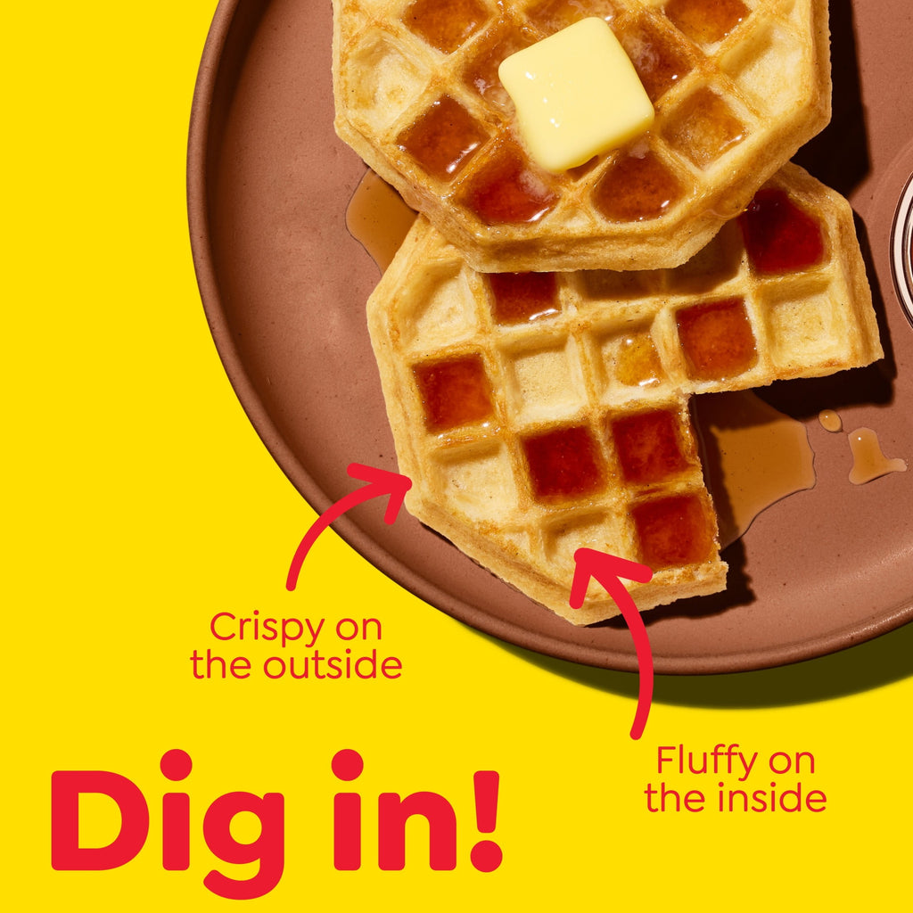Eggo Thick And Fluffy Original Frozen Waffles 23.2 Oz 12 Count