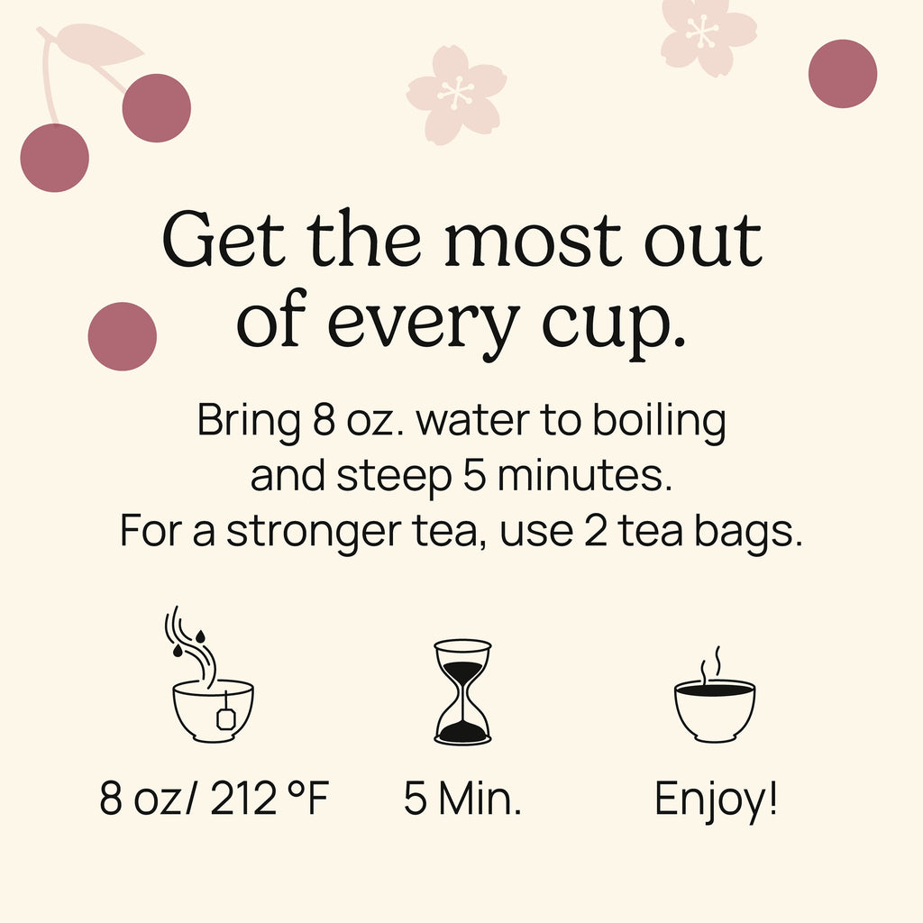 Yogi Cherry Berry Caffeine-Free Organic Herbal Tea Bags 16 Count