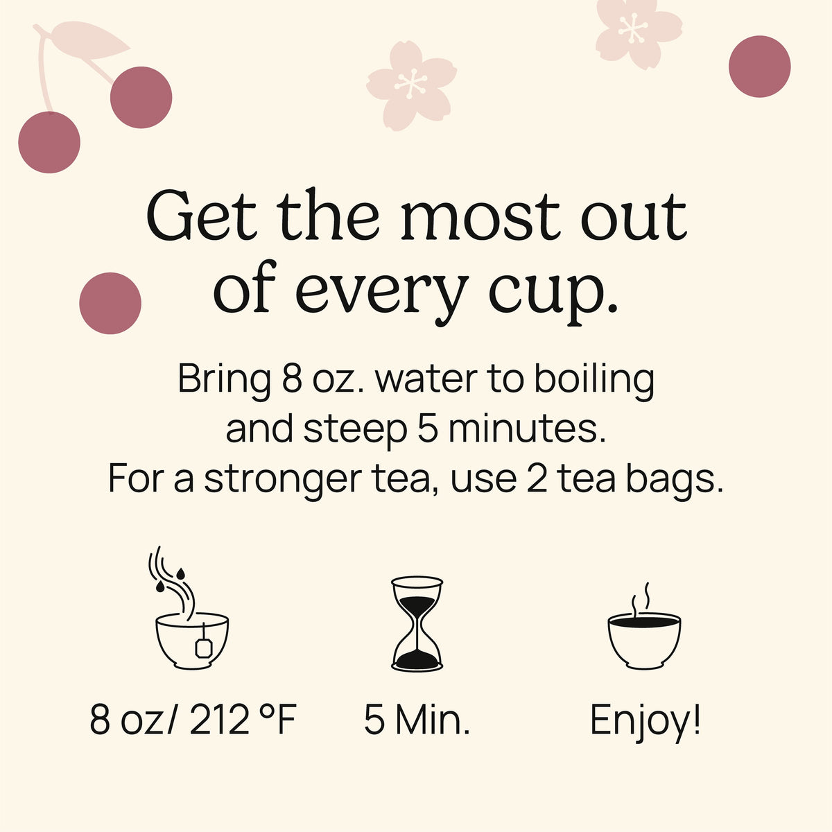 Yogi Cherry Berry Caffeine-Free Organic Herbal Tea Bags 16 Count