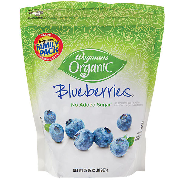 Wegmans Organic Frozen Blueberries Family Pack 48 oz