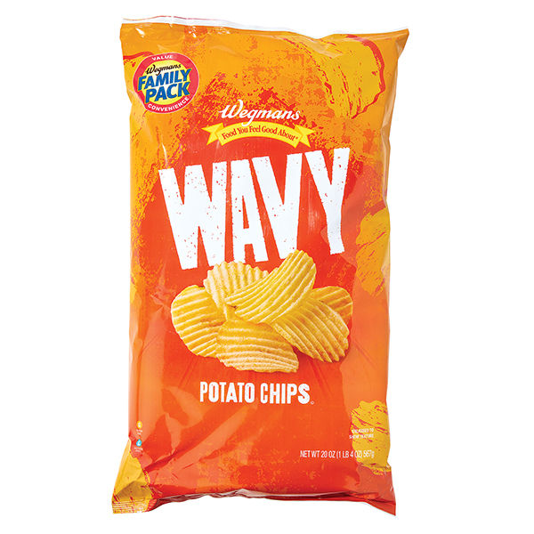 Wegmans Wavy Potato Chips Family Pack 20 Oz