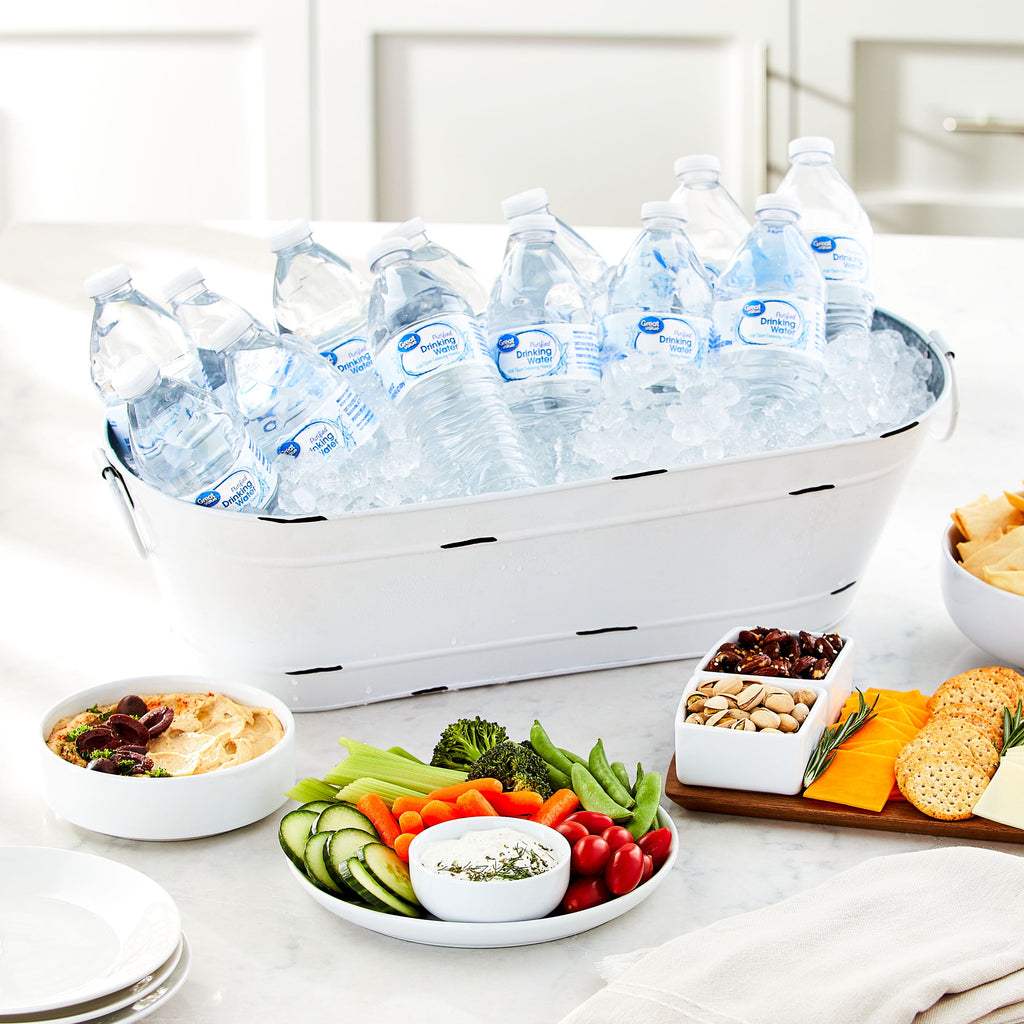 Great Value Purified Drinking Water 16.9 fl oz Bottles 24 Pack
