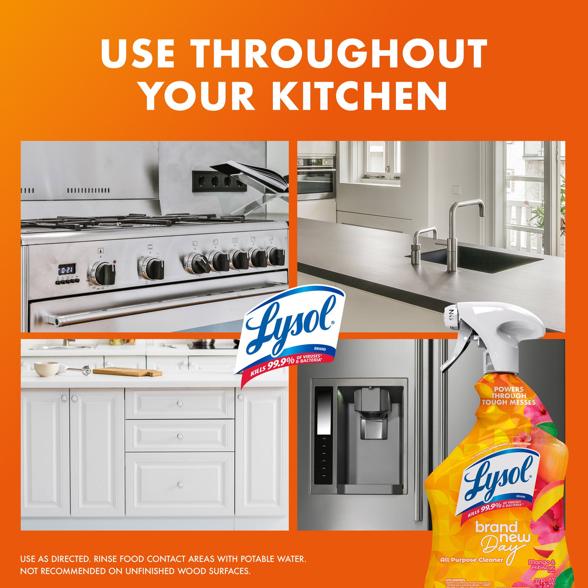 Lysol Brand New Day All Purpose Cleaner Mango & Hibiscus 32 fl oz