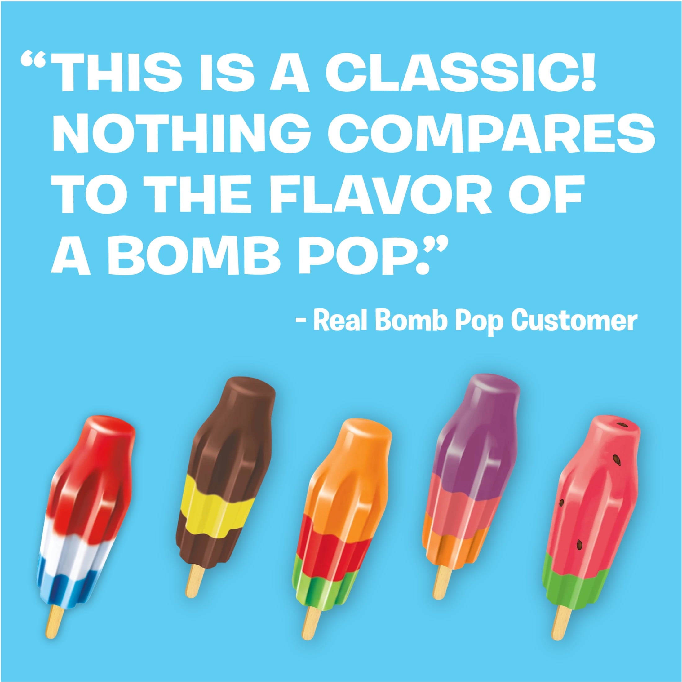 Bomb Pop Hawaiian Punch Freeze Ice Pops 12 Count 21 Fl Oz