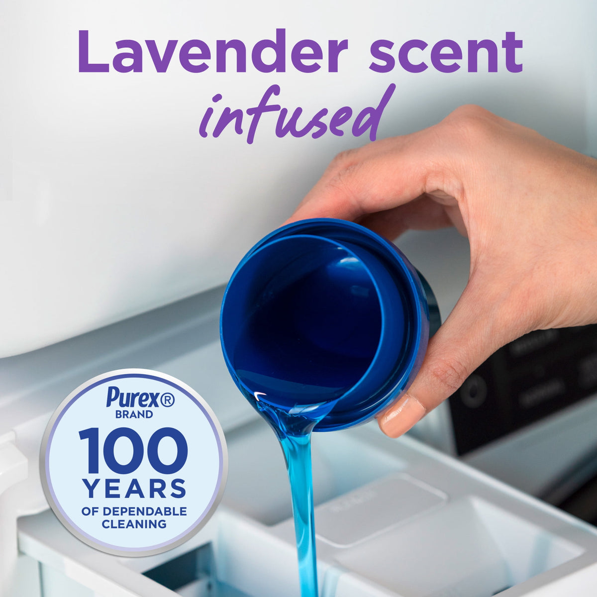 Purex Fresh Lavender Fields Liquid Laundry Detergent 150 fl oz 115 Loads