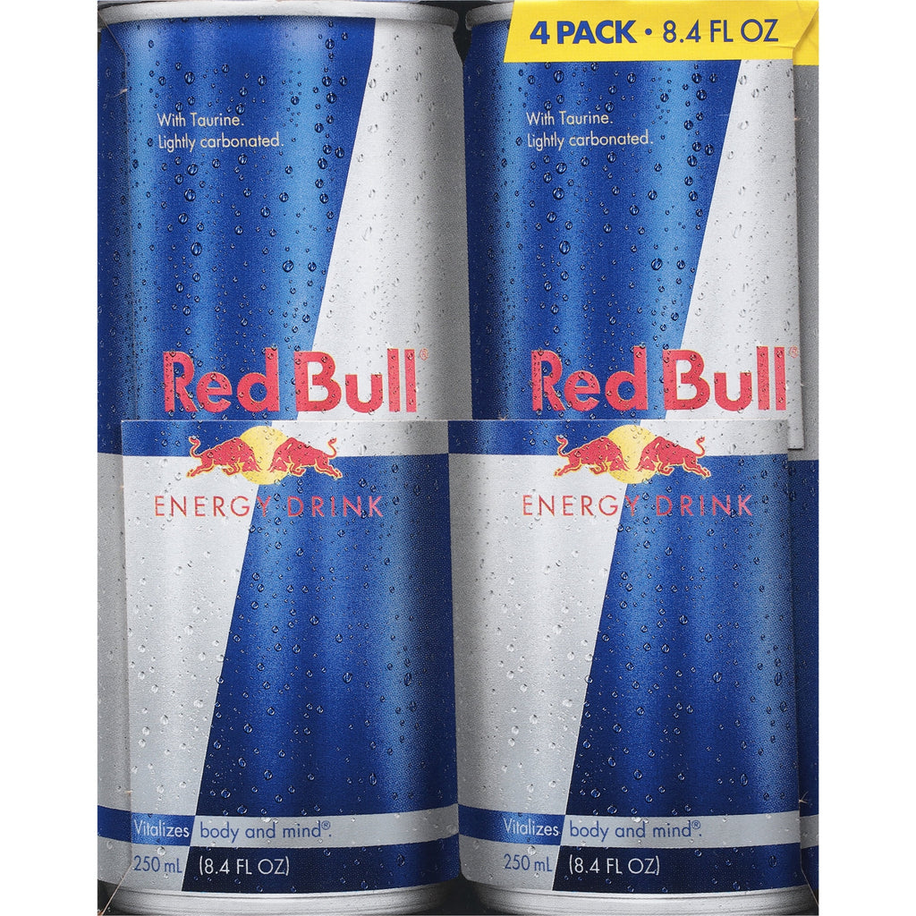 Red Bull Energy Drink Original 8.4 fl oz 4 Pack Cans