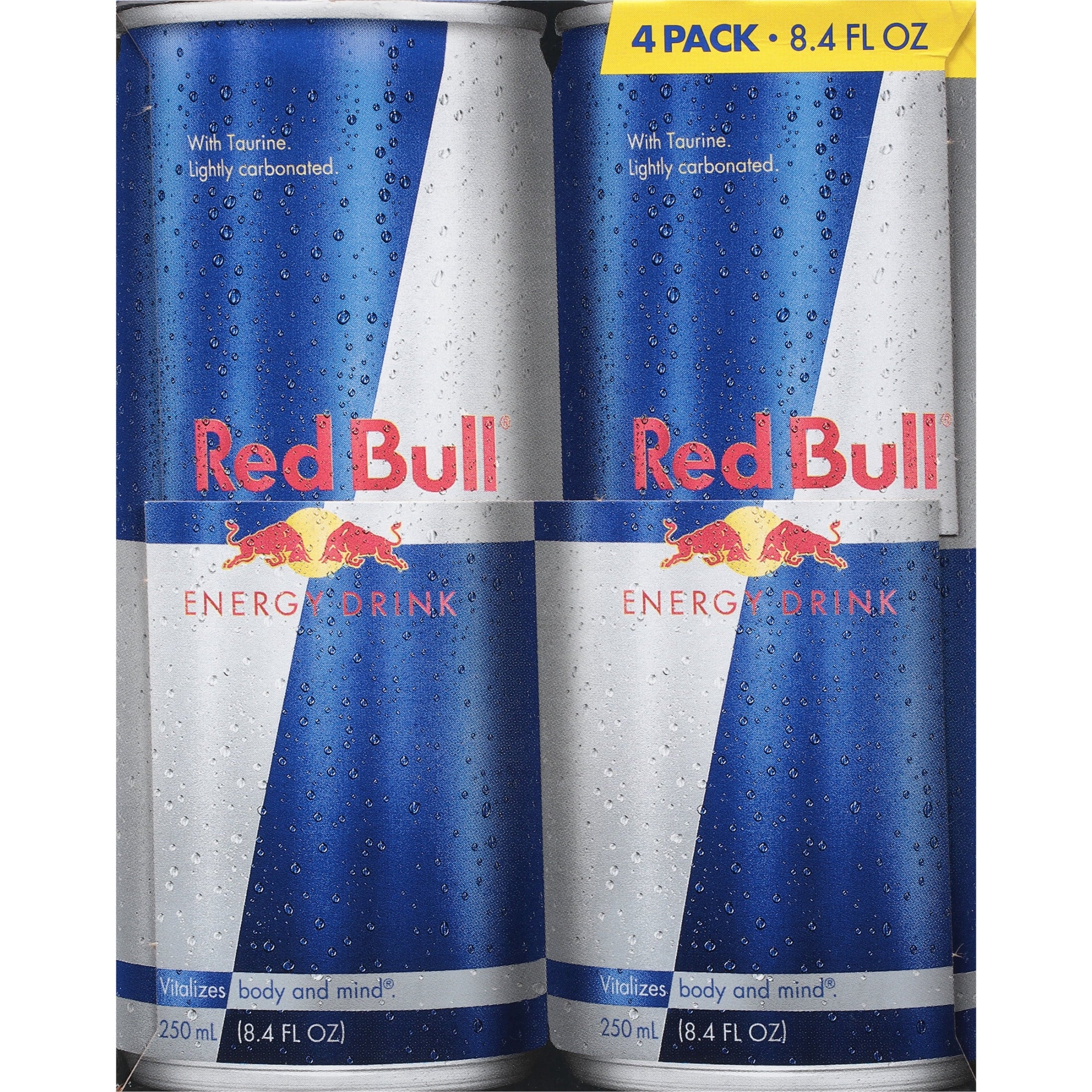 Red Bull Energy Drink Original 8.4 fl oz 4 Pack Cans