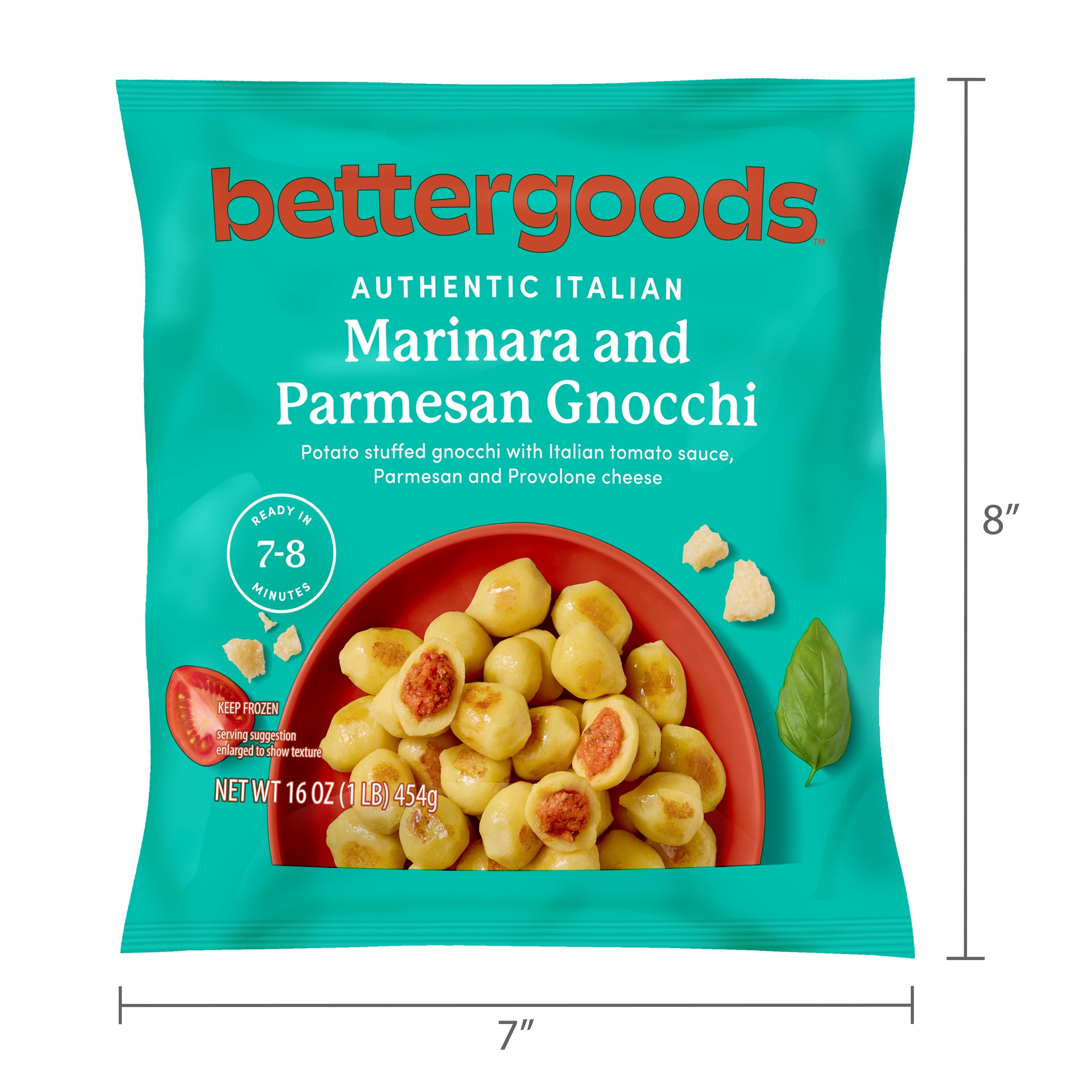 Bettergoods Marinara and Parmesan Gnocchi Frozen 16 Oz