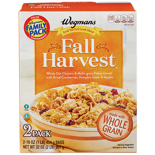 Wegmans Fall Harvest Cereal 32 oz 2 Pack