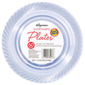 Wegmans Plastic Plates Clear 7.5 Inch 60 Count Family Pack