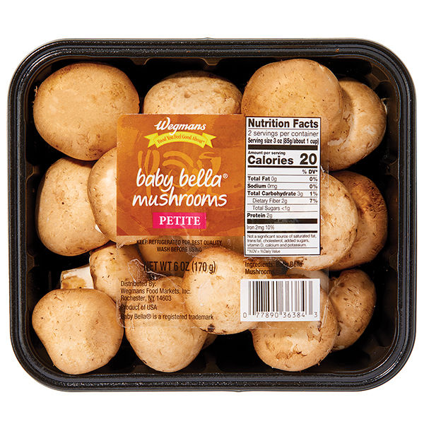 Wegmans Petite Baby Bella Mushrooms