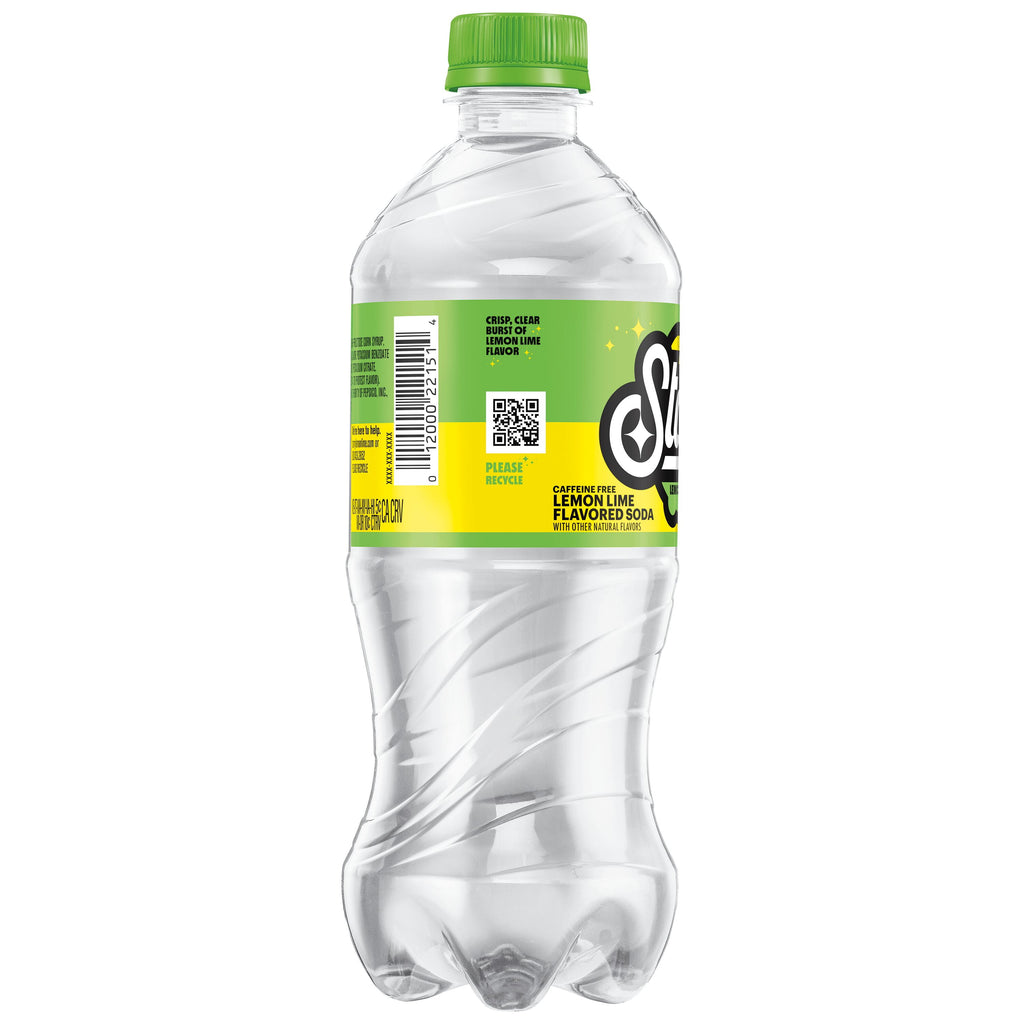 Starry Lemon Lime Soda Pop Bottle 20 Fl Oz