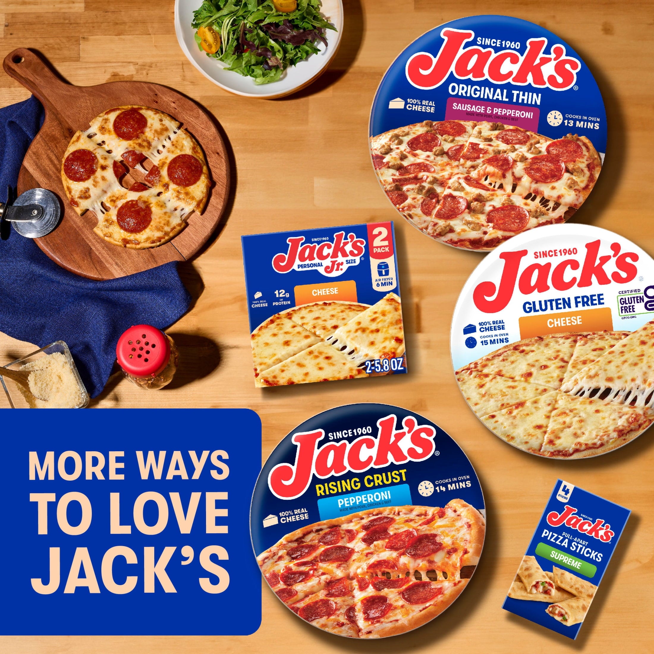 Jack's Cheese Pizza Frozen Personal 11.6 Oz 2 Pack
