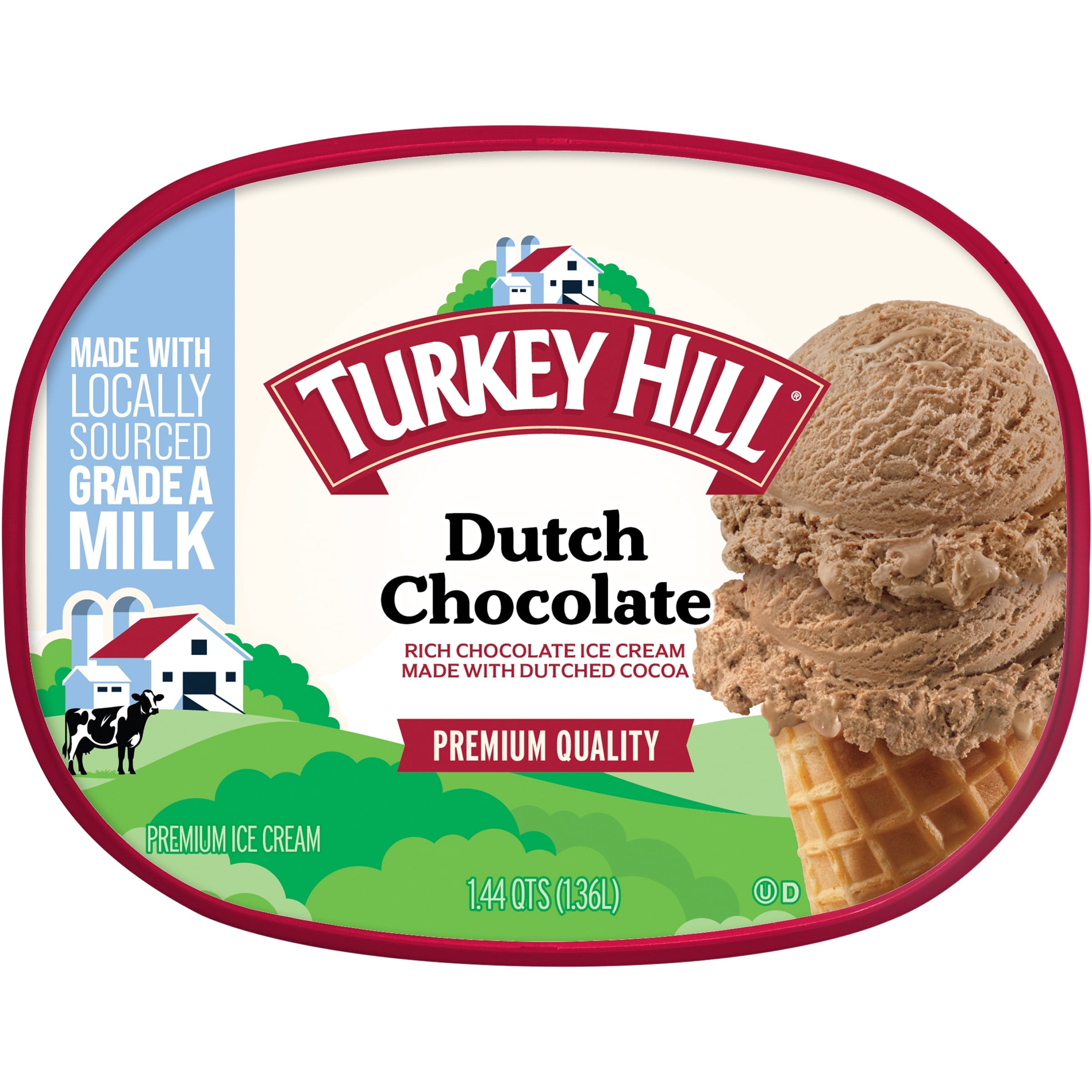 Turkey Hill Dutch Chocolate Premium Ice Cream 46 Fl Oz