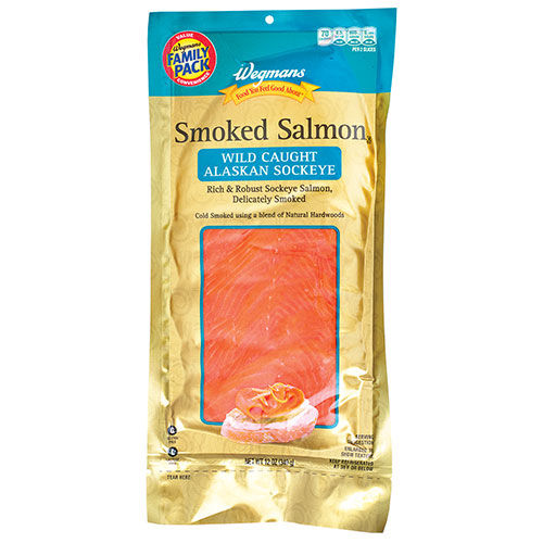 Wegmans Smoked Alaskan Sockeye Salmon Family Pack 12 Oz