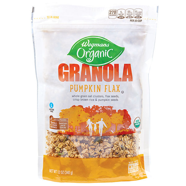 Wegmans Organic Pumpkin Flax Granola 12 oz