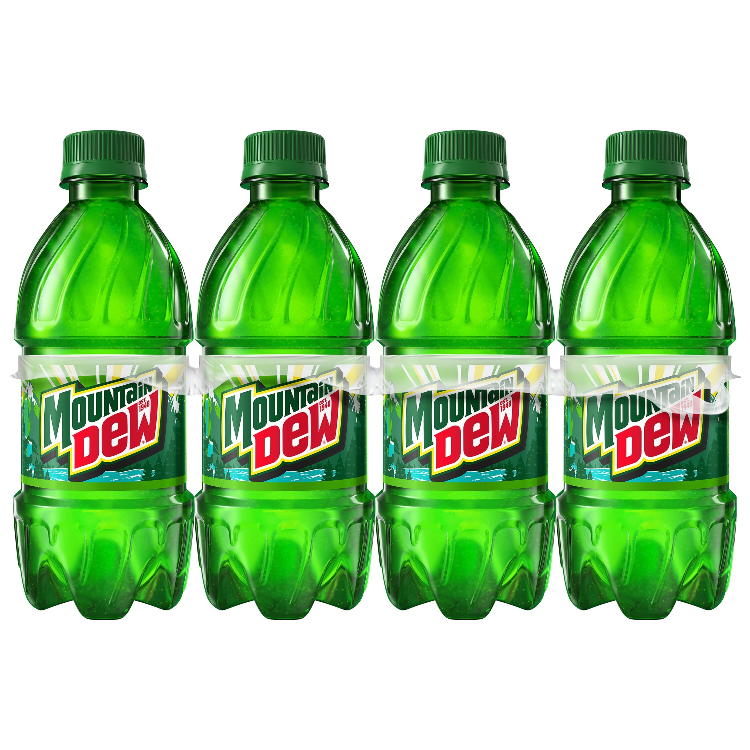 Mountain Dew Citrus Soda Pop Bottles 12 Fl Oz 8 Pack