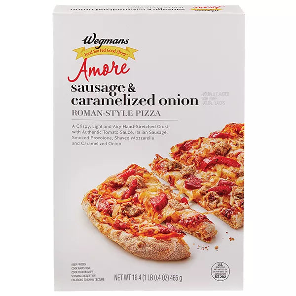 Wegmans Amore Roman-Style Sausage & Caramelized Onion Pizza