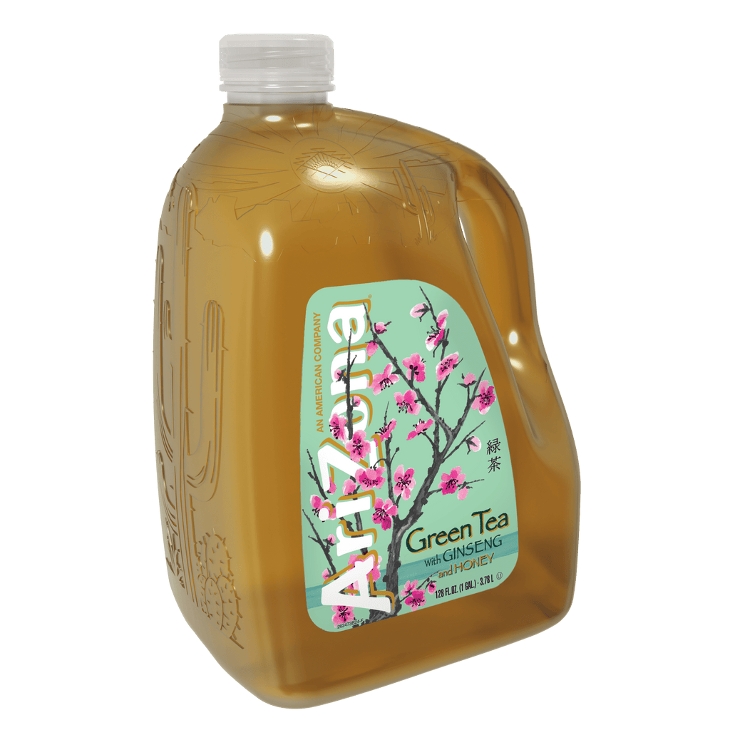 AriZona Green Tea with Ginseng and Honey Naturally Caffeinated 128 fl oz