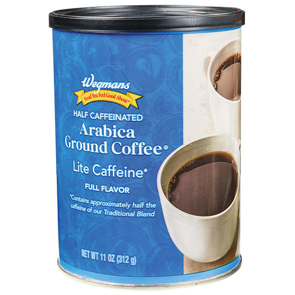 Wegmans Half Caffeinated Arabica Ground Coffee 10 Oz