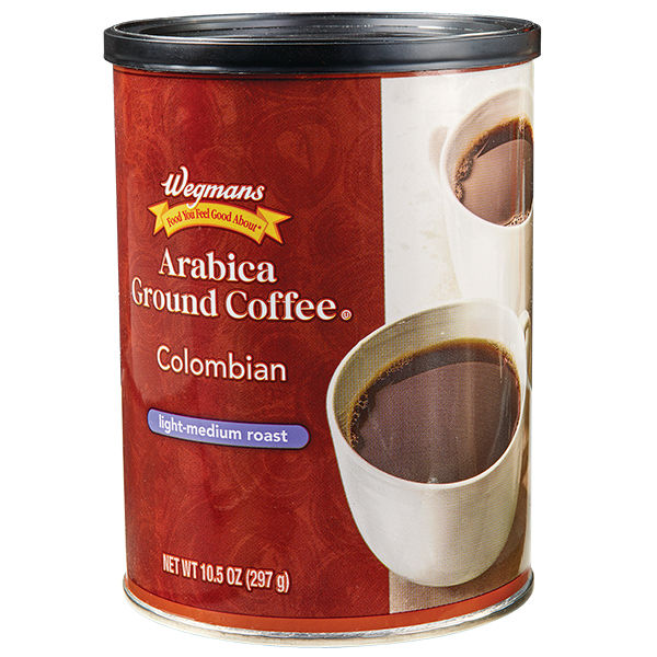 Wegmans Colombian Ground Coffee Light-Medium Roast 10.5 Oz