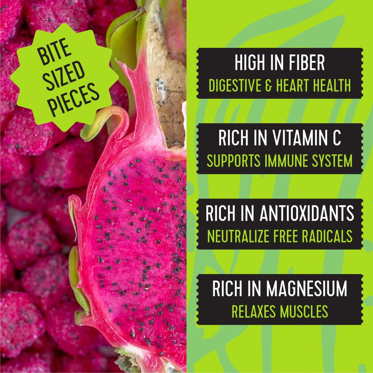 Pitaya Foods Frozen Dragon Fruit Pieces 12 Oz