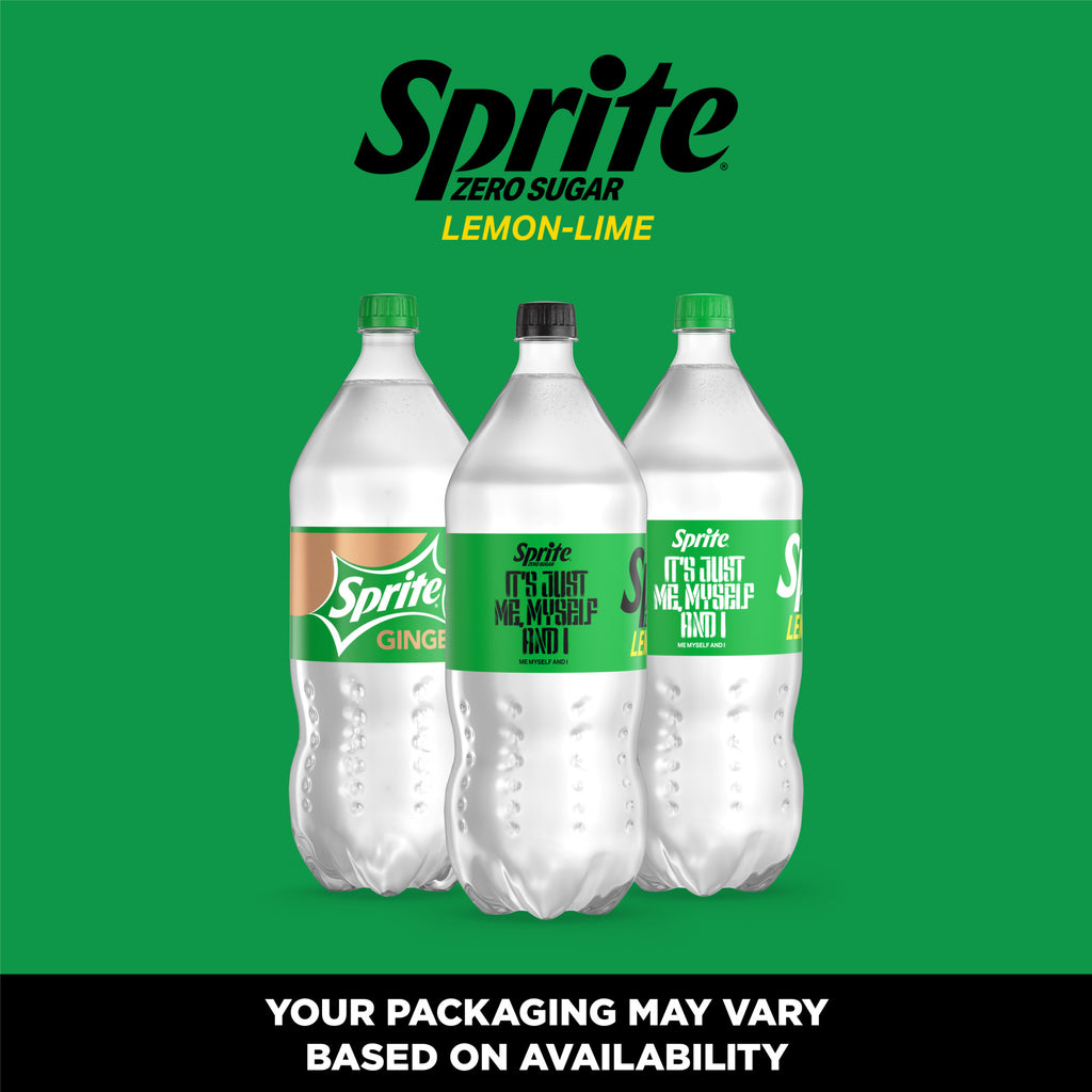 Sprite Zero Sugar Lemon-Lime Caffeine Free Soda Pop Bottle 2 Liters