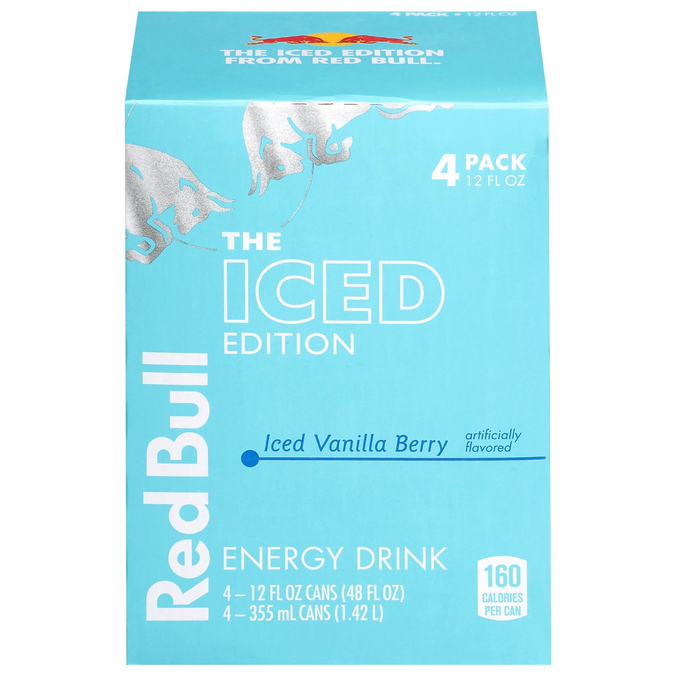 Red Bull Winter Edition Iced Vanilla Berry Energy Drink 12 fl oz 4 Pack Cans