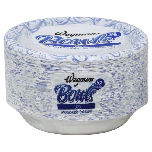 Wegmans Paper Bowls 20oz