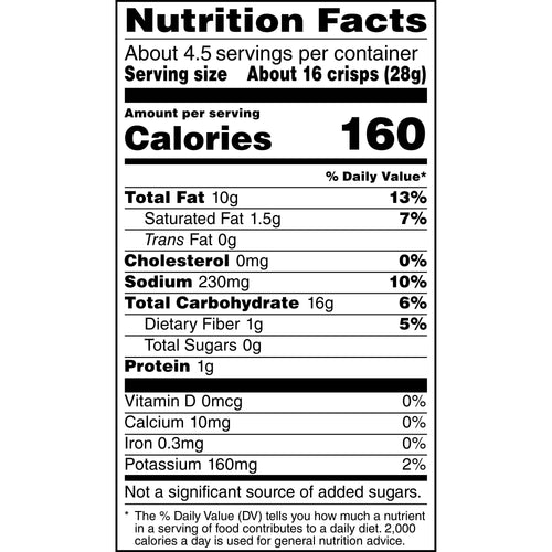 Classic Flavor Potato Snack Chips 4.25 Oz Munchos