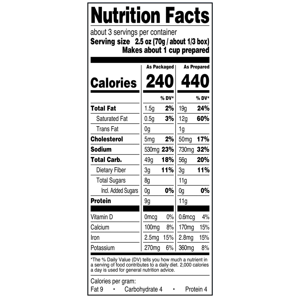 Great Value Thick & Creamy Macaroni And Cheese 7.25 Oz