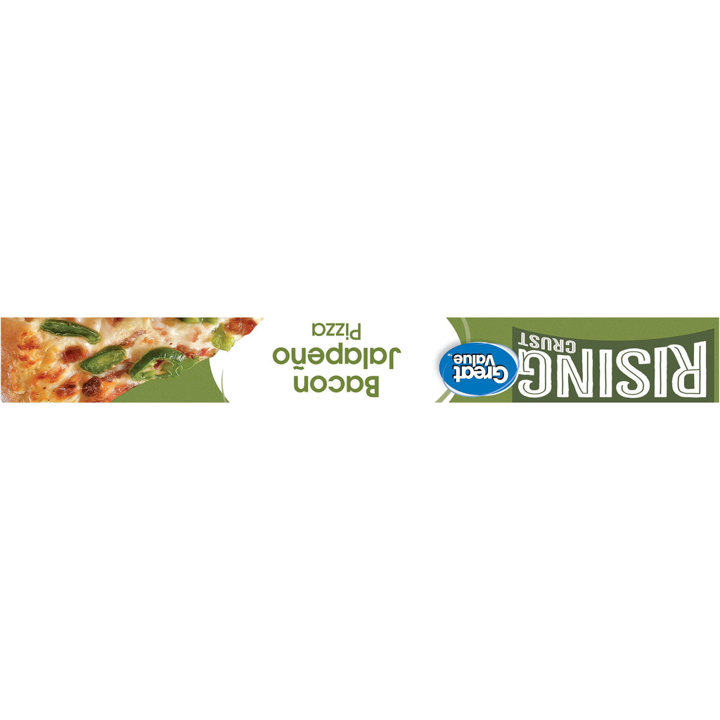 Great Value Rising Crust Bacon Jalapeno Frozen Pizza 27.95 Oz