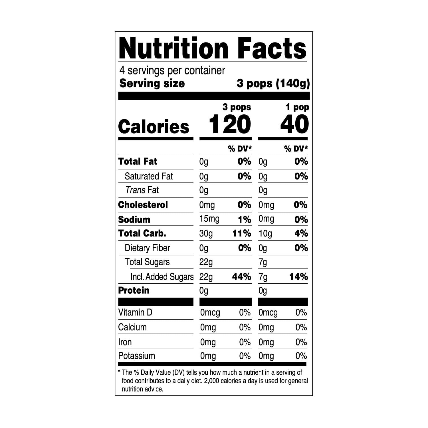 Bomb Pop Nerds Freeze Ice Pops 12 Count 21 Fl Oz