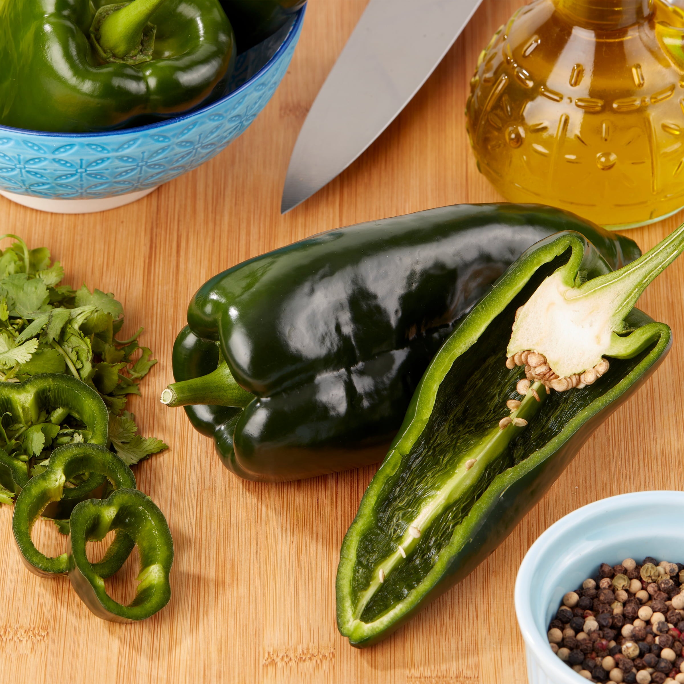 Fresh Poblano Peppers 16 Oz