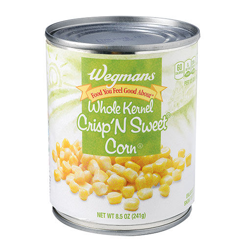 Wegmans Crisp N Sweet Whole Kernel Corn 8.5 Oz
