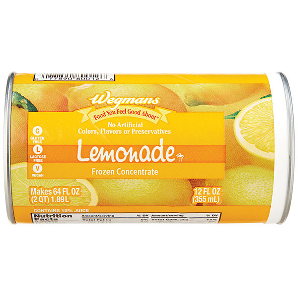 Wegmans Frozen Lemonade From Concentrate 64 Fl Oz
